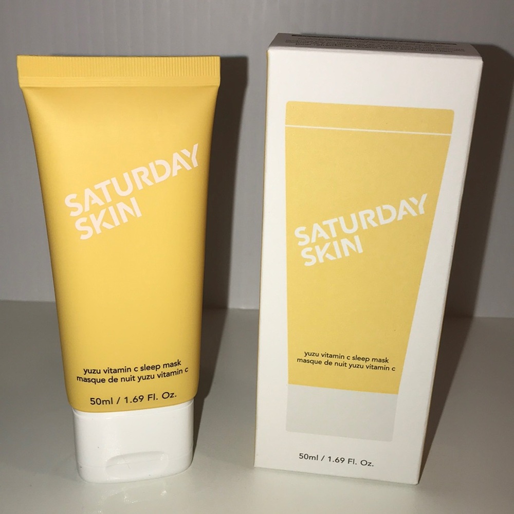 Saturday Skin Yuzu Vitamin C Sleep Mask NEW 1.69oz